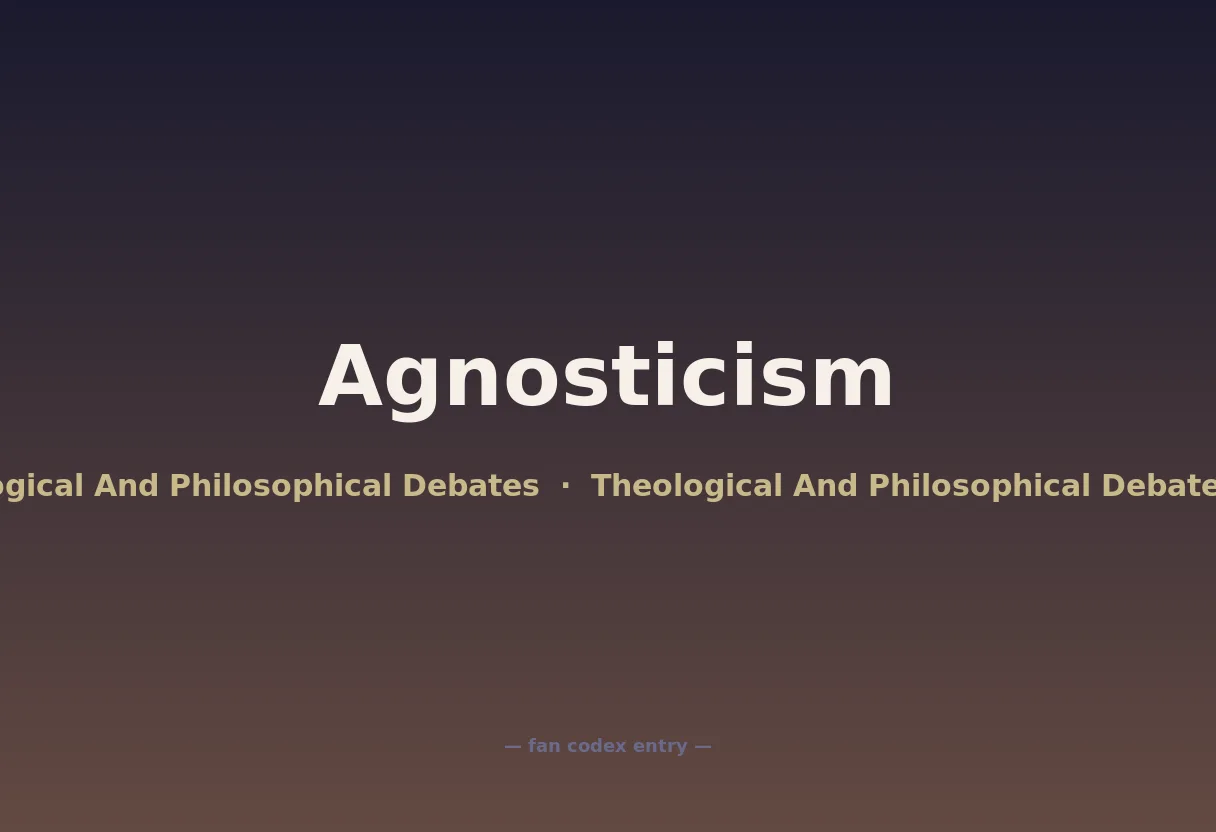 Agnosticism
