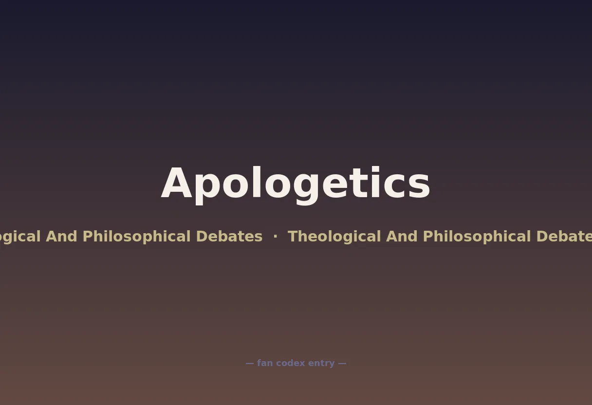 Apologetics