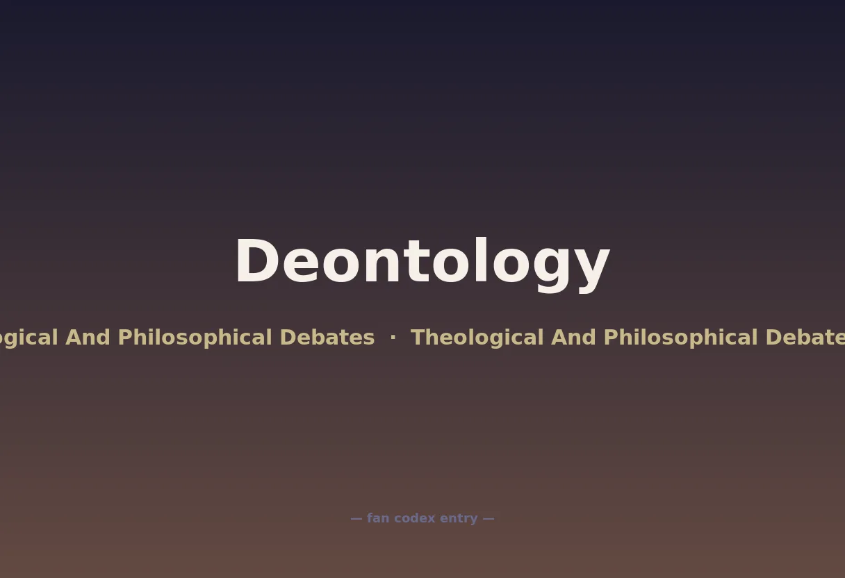 Deontology