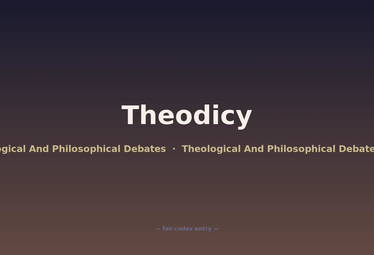 Theodicy